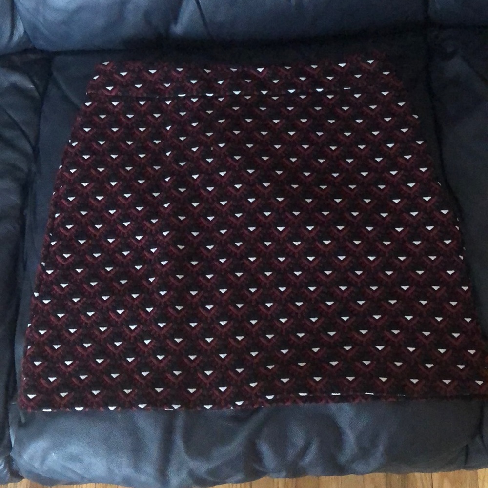 Multicolored Loft skirt. WORN ONCE!